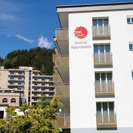 公寓 Central Apartments Davos 达沃斯