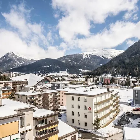 公寓 Central Apartments Davos